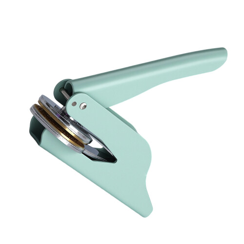 Flexible Handheld Embossing Seal for Wedding-Light Green