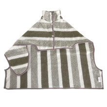 Weichkorallen-Fleece-Katzenmantel, schnell trocknend,-Kaffee XL