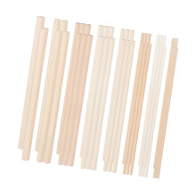 42 Stück Mehrzweck-Bastelstangen-Holzdübel-Set für kreative,