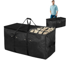 Horse Feeding Bag  Extra Large Oxford Tote, Waterproof Slow Feed Design, Durable Large Capacity Forage Bag For Horses