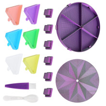 Ensemble de broderie de perles cadeaux pour les- noir violet1