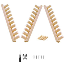 Relaxing Hand Weaving Set Oaken Frame Modifiable for Ease Crafts