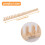Relaxing Hand Weaving Set Oaken Frame Modifiable for Ease Crafts 6