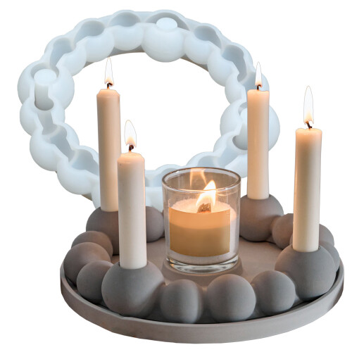 Bubble Silicone Mould for Handmade Candle and Decorative Items 1