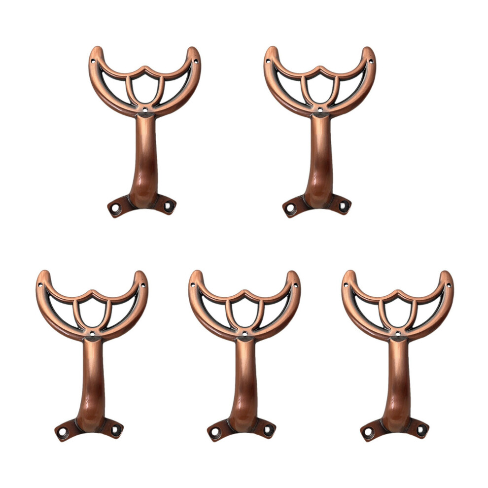 Ceiling Fan Bracket Mount Fan Blade Arms Ceiling Fan- Red/Bronze 7696001328323