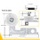 Dryer Pulley Assembly for Efficient Drive Reducing Friction Wide 5