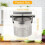 Hand Operated Kitchen Tool for Squeezing Vegetables and 4