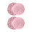 European Designs Elastics Polyester Chair Slipcovers-Pink 1