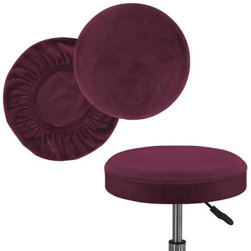 European Designs Elastics Polyester Chair Slipcovers-Pink 1