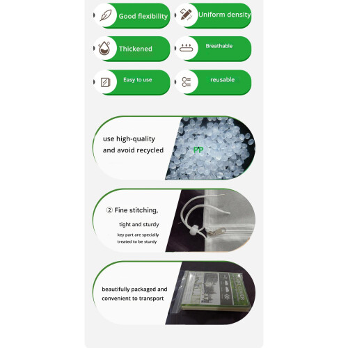 Pack of 2 Permanent Not Interlaced Fabric Plant-100x120cm 1