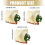 Pack of 2 Permanent Not Interlaced Fabric Plant-100x120cm 4
