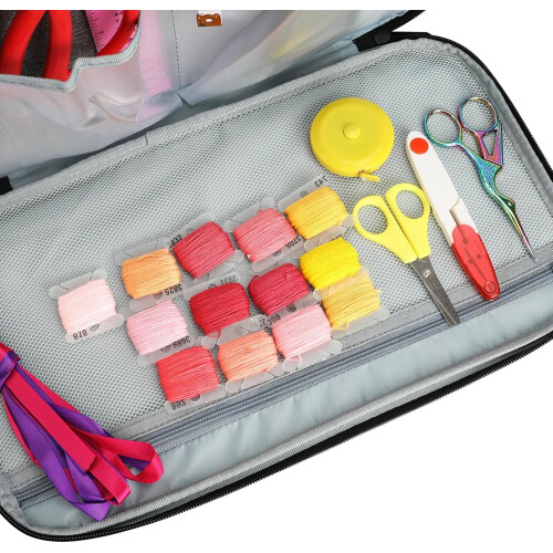 Sewing Machine Bag for Travel with Adjustable Shoulder Strap, Gray 2