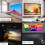 Manual PullDown Projector Screen, 72Inch, 16:9/4:3, Wall Mounted Projection Screen, Foldable, For Classrooms 3