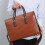 Men's Leather AntiTheft Briefcase With Password Lock, Cowhide, Multifunctional Business Bag, Light Grey 2