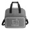 Overlock Small Sewing Machine Tote Bag with Shoulder Strap and Sturdy Handle Dual Purpose Storage, light grey, Unit size 1