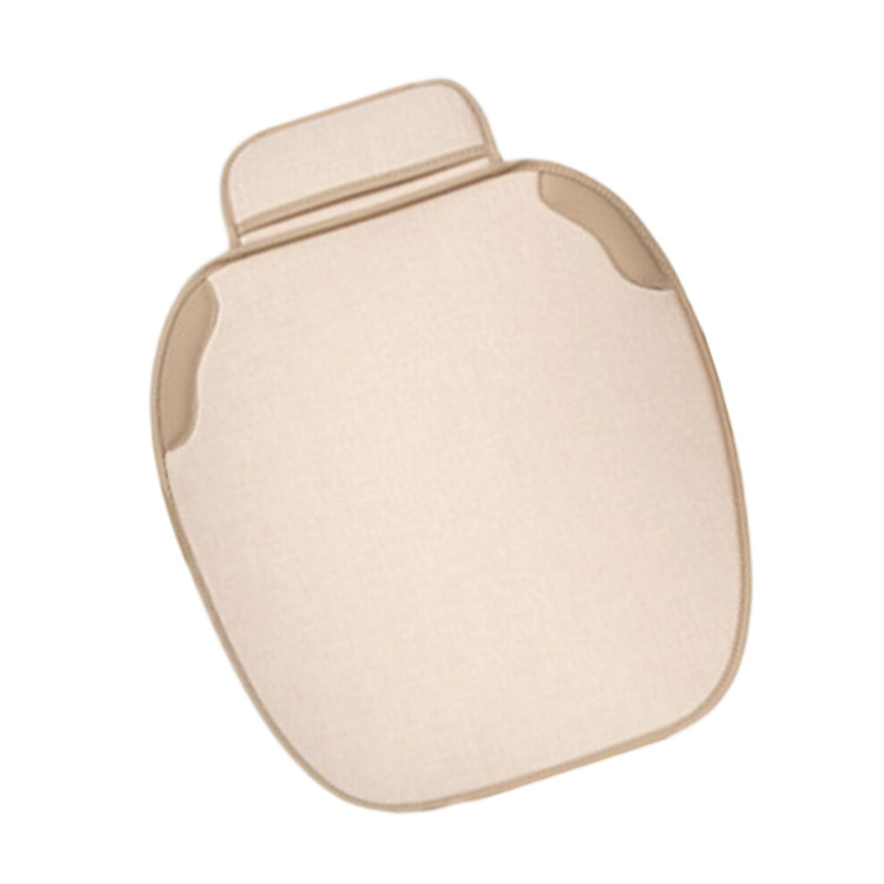 Breathable Flax Car Seat Covers With Temperature Regulation For All Season Universal Front Seats Beige 9189345132544