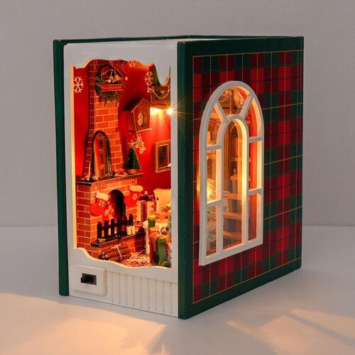Merry Christmas Book Nook Kit 1