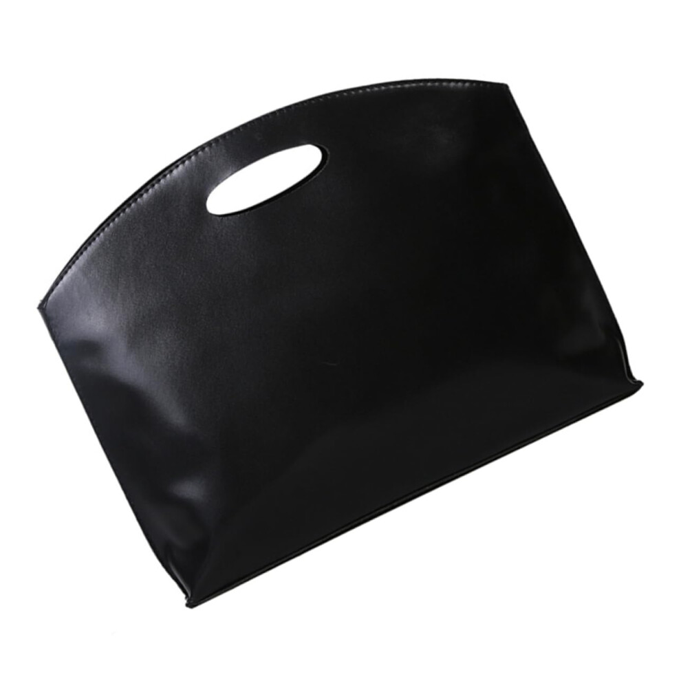 Large Capacity Briefcase Leather Laptop Bag For Business Professionals, 15.6 Inch, Black 9426802380163