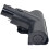 Ergonomic Thin Vacuum Brush Head for Comfort During-Black 6