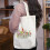 Embroidery Set Beginner Bag, Floral Pattern Canvas with Hoop, Threads, Needles (White) 2