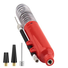Air Pump For Basketball Portable Hand Pump For Pressure Balls Manual Labor Saving Red