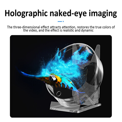 Glasses Complimentary 3D Stereoscopic Fan Screen Dense Plan For 1