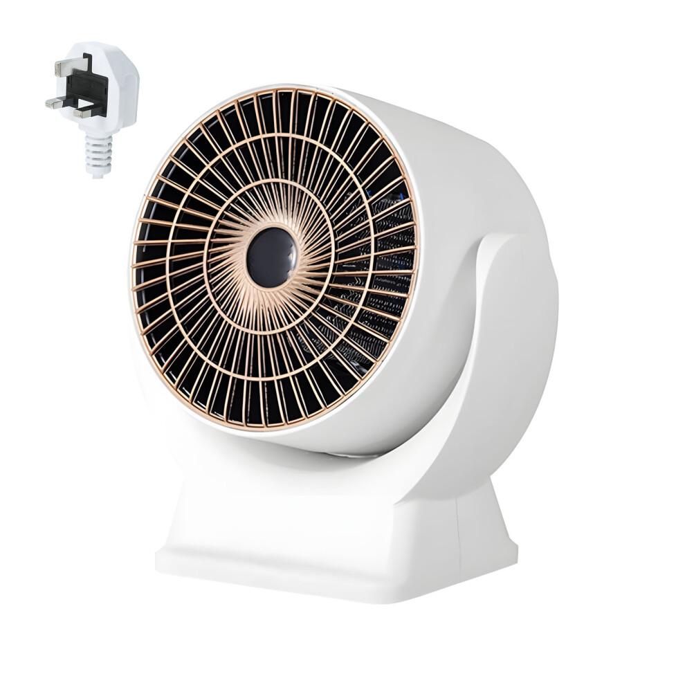Desktop Electric Heaters With Fast Heating Overheat- White 7696001358290