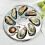 Functional Serving Dish Stainless Steel Oyster Plate Round Shellfish Seafood Serving Tray Various Shellfish 5