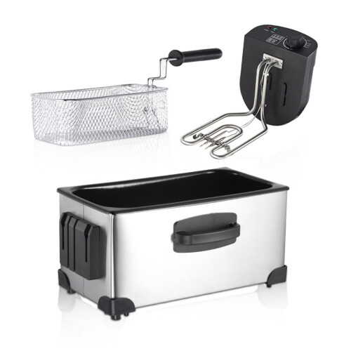 3L Compact Electric Deep Fryers Cooking Pots Suitable for 1