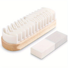 (Variant) Kit de limpieza de zapatillas y botas: cepillo de crepé resistente, borrador de limpieza de zapatos para raspar,