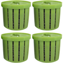(Green) Aquarium-Pflanzenhalter – Wasserpflanzenhalter – stabiler poröser Topf-Pflanzkorb für Landschaftsdekoration, Fenster,
