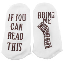 Lustige Socken für Damen und Herren: „Wenn du das lesen kannst, bring mir Wein!“ Diese Socken aus hochwertigem Materialmix sind das perfekte