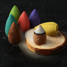 Waterfall Incense Cones Aromatherapy Natural Scents Mixed Fragrance Backflow Incense Stylish Modern Purifies Air For Living Room Bedroom