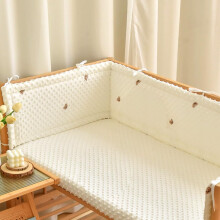 (120×28cm, G03) Atmungsaktives Airwrap-Set aus Nestchen und Bettgitter für Kleinkinder, gepolstertes, verstellbares Kopfteil für Babys,