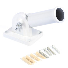 Flag Pole Bracket Multi Position Flagpole Mount Heavy Duty Marine Grade Stainless Steel Rust Proof Durable Wall Mountable Adjustable Holder For 1 Inch