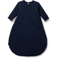 (12-18 Months, Navy) Langärmliger Schlafsack aus Baumwolle für Unisex-Babys, tragbare Decke mit 2,5 TOG