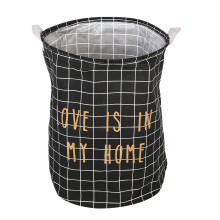 Collapsible Laundry Hamper, Fashionable Stylish Storage Basket For Household And Laundry Solutions, With Moisture Resistant Waterproof Pe Coating And