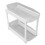 Space Saving Pull Out Cabinet Organizer Two Tier Under Sink Storage Unit With Handles And Stable Support Frame Easy Setup No Drilling Necessary Suitab 2