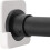 2er-Pack Duschvorhangstangenhalter mit Halterung für unebene und glatte Wände, weißes oder schwarzes ABS-Material, 5