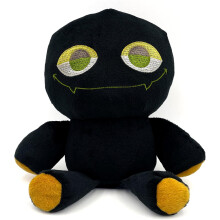 Plüsch (schwarz) Süßes Halloween-Plüschtier – weiches Stofftier-Plüschtier, Geschenk für Kinder und Erwachsene, perfekt