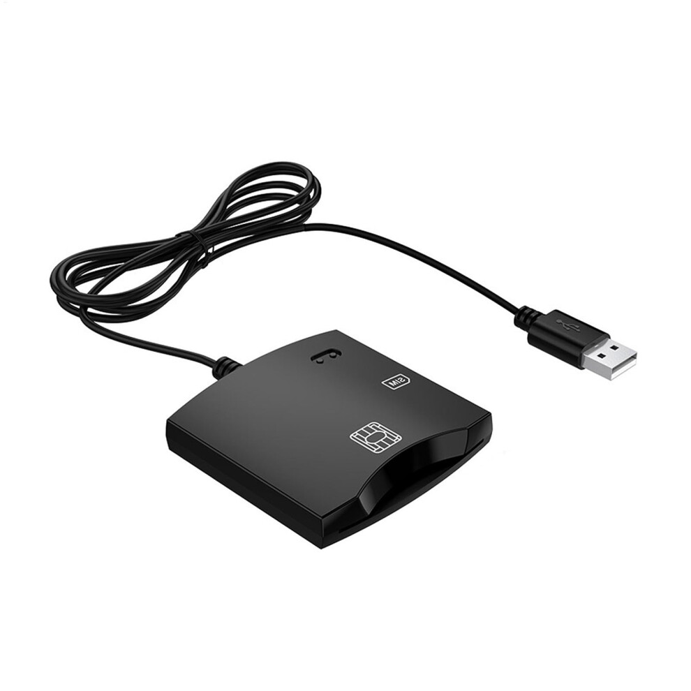 Cac Reader | Plug And Play Id Chip Card Reader For Home And Workplace, Portable Usb Compatibility, Lightweight Design 9189345132827