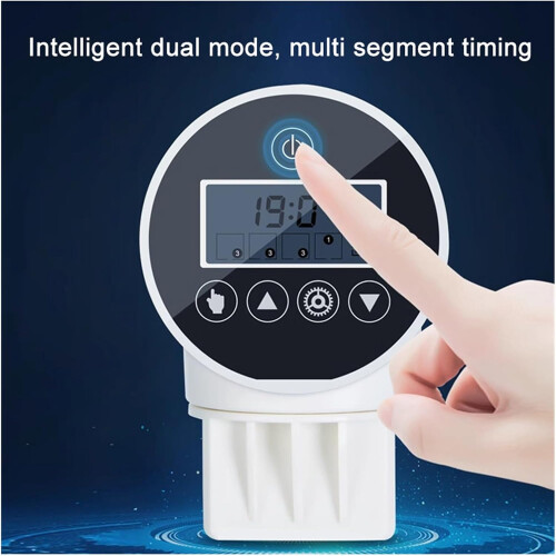 Automatic Fish Feeder with LCD Display, Smart Timer, Large Battery for Goldfish and Tropical Fish 1