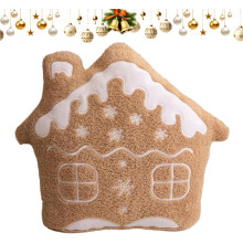 (Gingerbread House) Lebkuchenmann-Plüschtier, süßer Lebkuchenmann gefüllt, weihnachtliche Lebkuchenmann-Schneeflockenpuppe, gefüllte