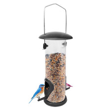 Durable Metal Bird Feeder Weatherproof And Rust Resistant Easy Refill And Cleaning Retractable And Expandable Design Multiple Feeding Ports For Wild B