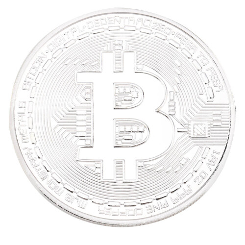 Επιχρυσωμένο νόμισμα Bitcoin, συλλεκτικά νομίσματα Blockchain περιορισμένης έκδοσης