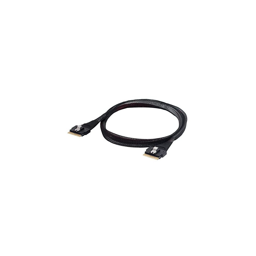 Pcie Slimline Sas 4.0 Sff8654 8I 74Pin Host To Sff8654 74Pin Slim Sas Target Cable 50Cm Slim Sas Cable For Pcie Servers 9412369311955