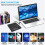USB3.0Typec External DVD Burner CD/DVD Reader Writer For PC, HDMI 1080p Port, USBC/USB 3.0 Compatible 3