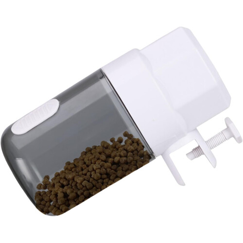 Rechargeable Automatic Fish Feeder with Timed Feeding for Betta Fish Tanks and Vacation Use 1