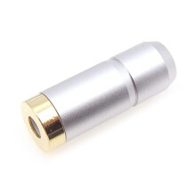 Adaptateur de prise femelle Standard 3.5mm, 2-argent sable