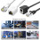 Enhances Stability RJ45 Ethernet Extender Cable Cat6-White 50cm 3